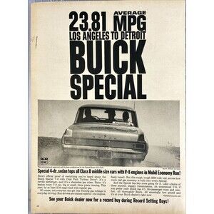 BUICK "Special 4-door sedan tops Class D Mid-size cars" Vintage Print Ad 1963
